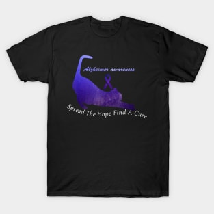 Alzheimer Awareness Spread The Hope Find A Cure Gift T-Shirt